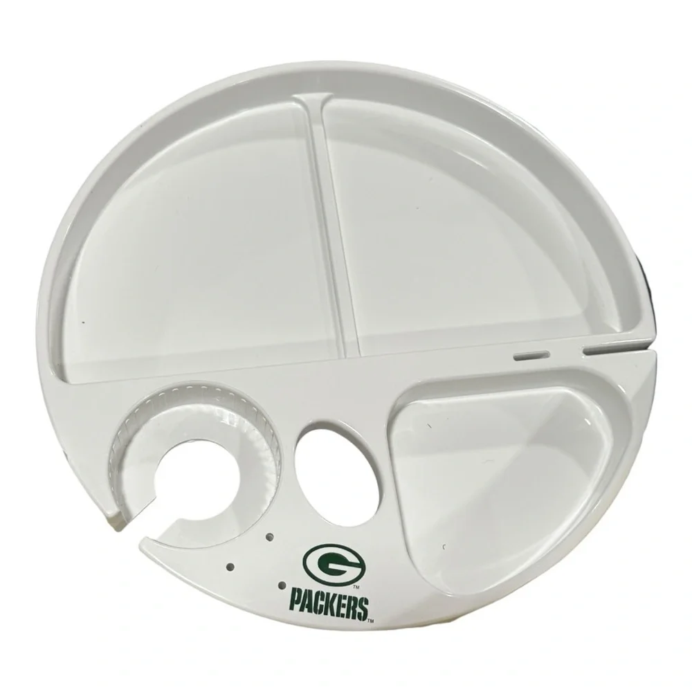 Vintage Green Bay Packers Tailgate Picnic Set – Portable Case Plates & Utensils